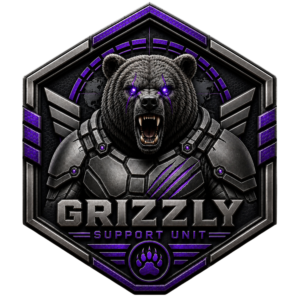 GRIZZLY SUPPORT UNIT Emblem